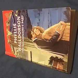 Pyllis Halldorson vintage  paperback book called the millionaire's baby